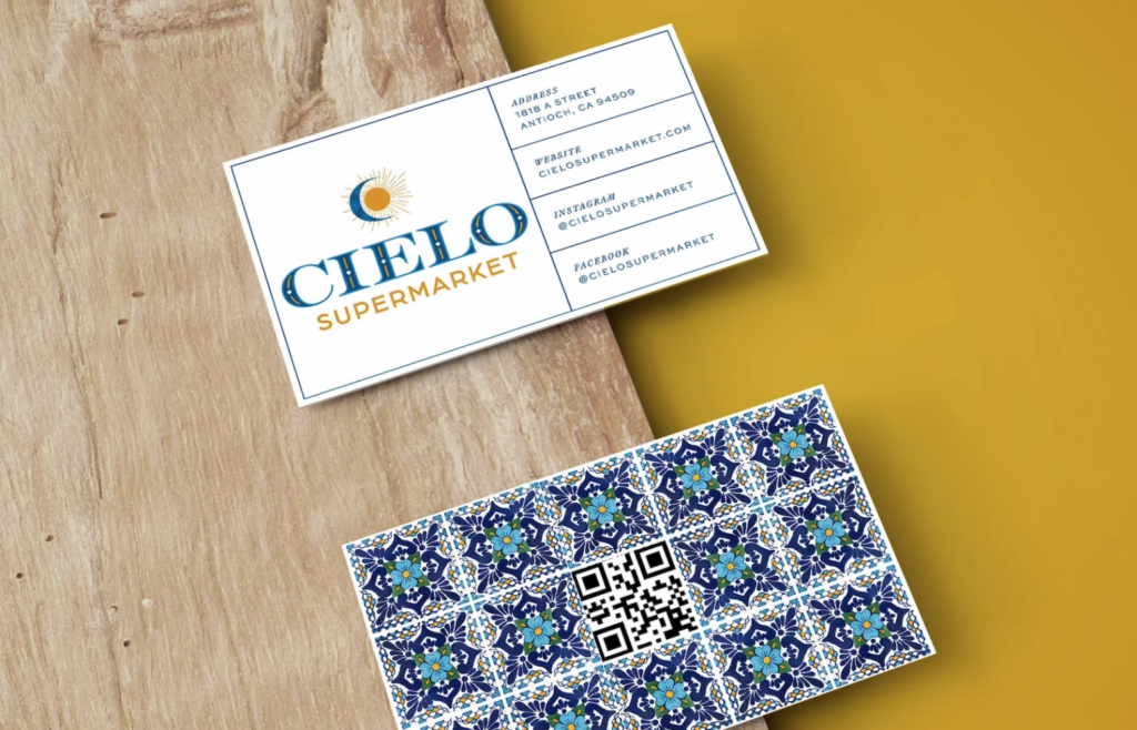 Cielo Supermarket Business Cards